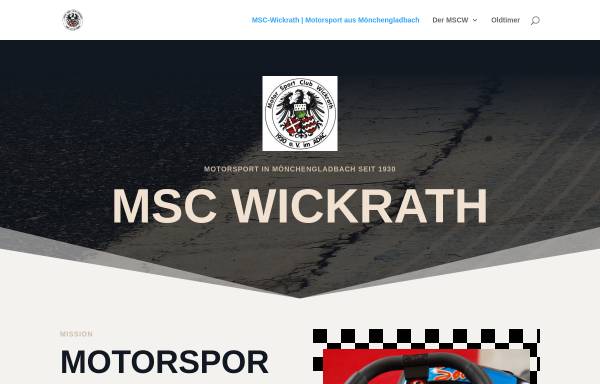 Vorschau von www.msc-wickrath.de, Motor Sport Club Wickrath 1930 e.V. im ADAC