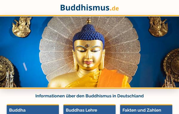 Vorschau von buddhismus.de, Buddhismus in Deutschland