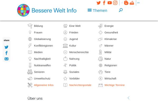Vorschau von www.bessereweltlinks.de, Religionsfreiheit