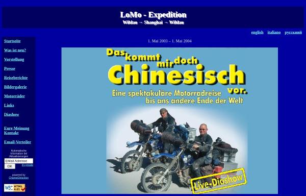 Vorschau von www.lomo-expedition.de, Lo & Mo Expedition