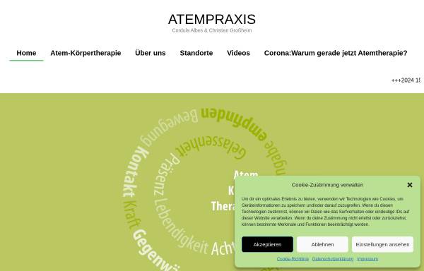 Vorschau von www.atempraxis.de, Atempraxis Cordula Albes und Christian Großheim