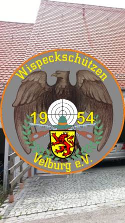Vorschau der mobilen Webseite www.wispeck.de, Wispeckschützen Velburg e.V.