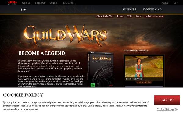 Vorschau von guildwars.com, Guild Wars