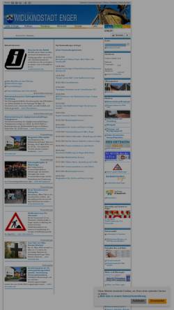 Vorschau der mobilen Webseite www.enger.de, Widukindstadt Enger
