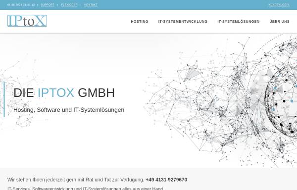 Vorschau von www.iptox.net, iptoX GmbH