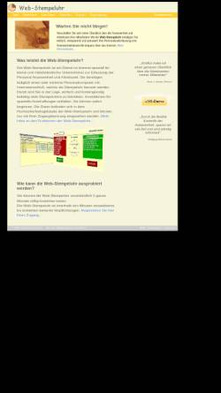Vorschau der mobilen Webseite web-stempeluhr.de, D&K GbR-Online-Dienste im Internet