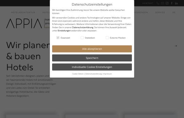 Vorschau von appia-contract.com, Appia Contract GmbH