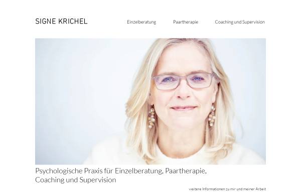Vorschau von signe-krichel.de, Signe Krichel