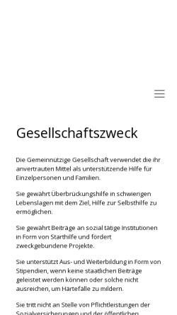 Vorschau der mobilen Webseite www.ggs-sz.ch, Gemeinnützige Gesellschaft des Kantons Schwyz