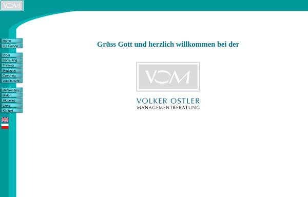 Vorschau von www.ostler-management.com, Volker Ostler - Managementberatung