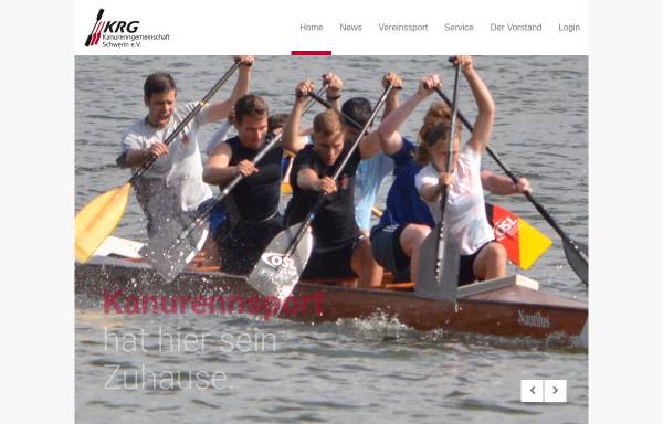 Vorschau von www.krg-schwerin.de, Schweriner Drachenbootfestival