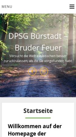 Vorschau der mobilen Webseite dpsgbuerstadt.de, DPSG Bürstadt