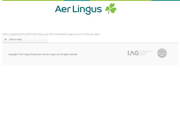 Vorschau von www.aerlingus.com, Air Lingus