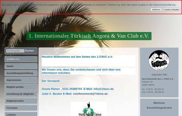 1. Internationaler Türkisch Angora & Van Club e.V.