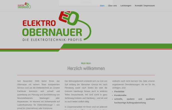 Vorschau von www.elektro-obernauer.de, Elektro Obernauer