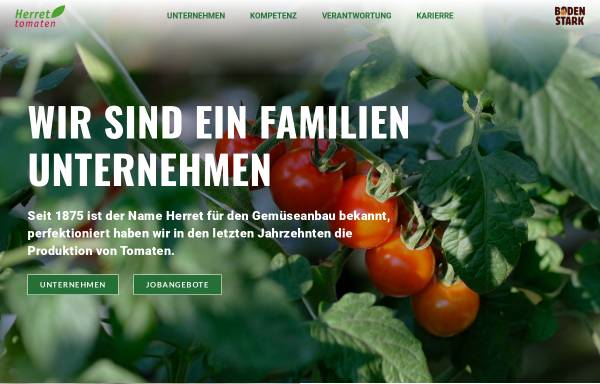 Vorschau von www.herret.at, Herret Gemüse Vertriebs GmbH