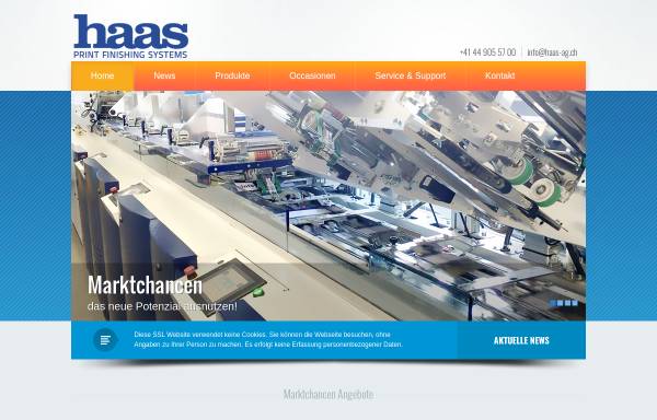 Vorschau von haas-ag.com, Haas AG