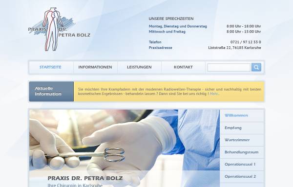 Vorschau von www.ihre-chirurgin.de, Bolz, Dr. med. Petra