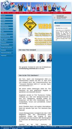 Vorschau der mobilen Webseite www.tsg-steinheim.de, TSG Steinheim an der Murr Tischtennisabteilung