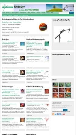 Vorschau der mobilen Webseite www.endogyn.de, Institut für endoskopische Gynäkologie