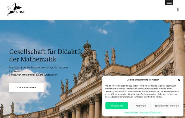 Vorschau von didaktik-der-mathematik.de, Gesellschaft für Didaktik der Mathematik (GDM)