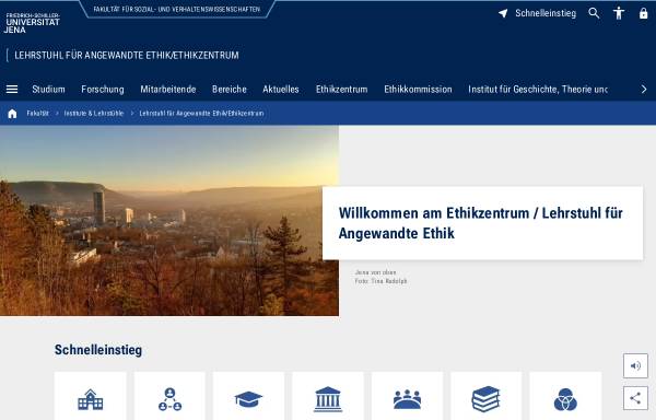 Vorschau von www.ethik.uni-jena.de, Ethik an der Universität Jena