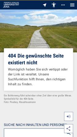 Vorschau der mobilen Webseite www.ethik.uni-jena.de, Ethik an der Universität Jena