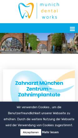 Vorschau der mobilen Webseite www.prechtel-implantologie.de, Dr. Peter Prechtel