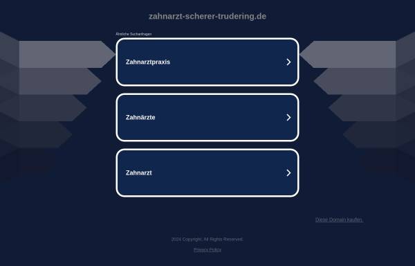 Vorschau von www.zahnarzt-scherer-trudering.de, Dr. med. dent. Franz Scherer