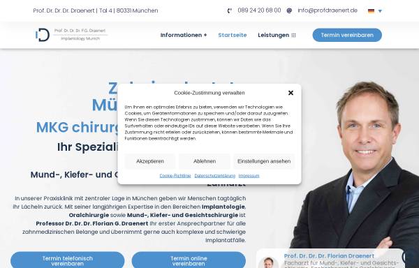 Vorschau von www.dreskremer.de, Dres. Kremer Kieferchirurgen