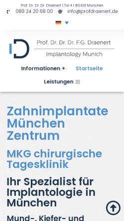 Vorschau der mobilen Webseite www.dreskremer.de, Dres. Kremer Kieferchirurgen