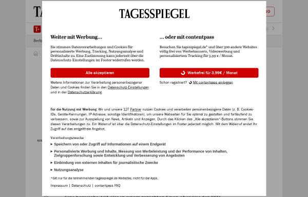 Vorschau von www.tagesspiegel.de, Nachruf