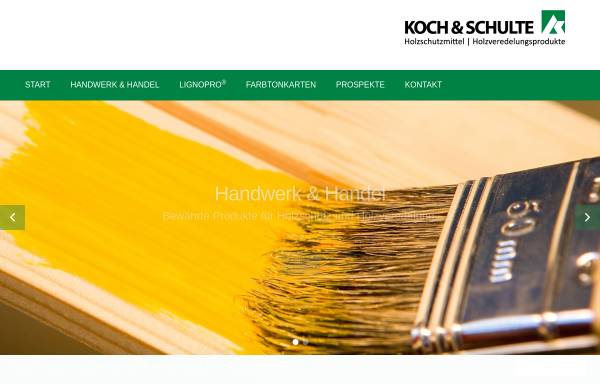 Vorschau von www.kochundschulte.de, Koch & Schulte GmbH & Co. KG