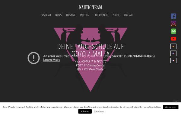Vorschau von www.nauticteam.com, Nautic Team Gozo