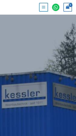 Vorschau der mobilen Webseite www.kessler-online.com, Carl Kessler Nachf. KG, Zell/Mosel