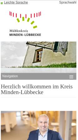 Vorschau der mobilen Webseite www.minden-luebbecke.de, Medienzentrum des Kreises Minden-Lübbecke