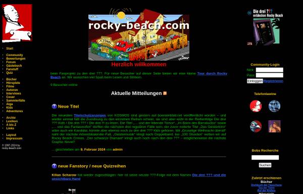 Vorschau von www.rocky-beach.com, Rocky-Beach.com