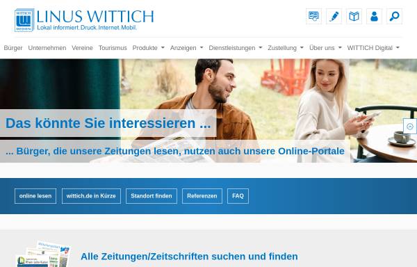 Vorschau von www.wittich.de, Obere Kyll - Nachrichten