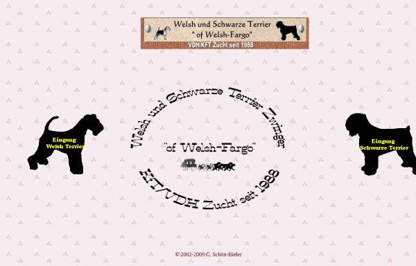 Welsh und Schwarze Terrier of Welsh-Fargo