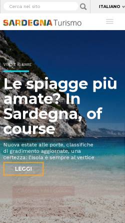Vorschau der mobilen Webseite www.sardegnaturismo.it, Sardegnaturismo.it