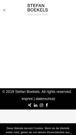 Vorschau der mobilen Webseite stefanboekels.com, Stefan Bökels
