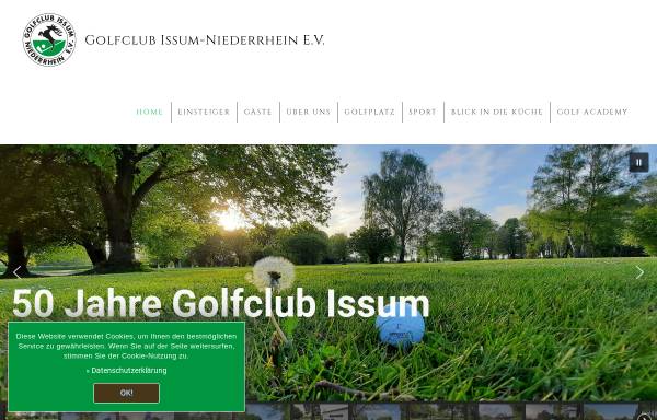 Vorschau von www.golfclub-issum.de, Golfclub Issum Niederrhein e.V.