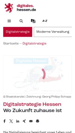Vorschau der mobilen Webseite www.hessen-it.de, Hessen-Media