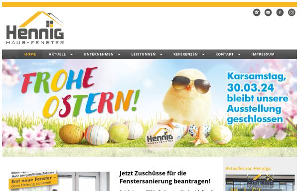 Vorschau von www.hennig.haus, Hennig Haus GmbH