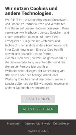 Vorschau der mobilen Webseite www.rettungshundestaffel-spreeneisse.de, Rettungshundestaffel Spree Neiße