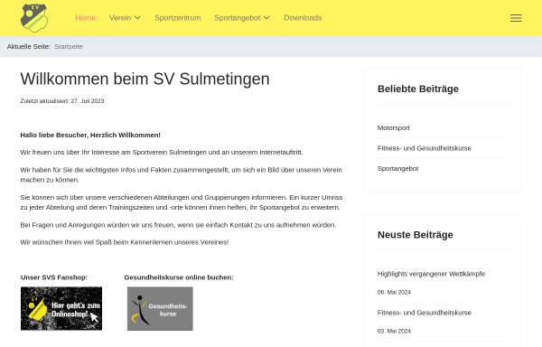 Vorschau von www.sv-sulmetingen.de, SV Sulmetingen Tischtennisabteilung