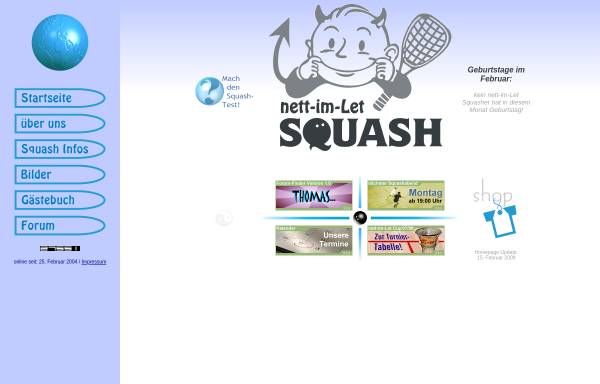 Vorschau von www.nett-im-let.de, Squashgruppe Wesselburen
