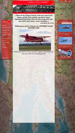 Vorschau der mobilen Webseite www.avianna.ch, Antonov Club Avianna