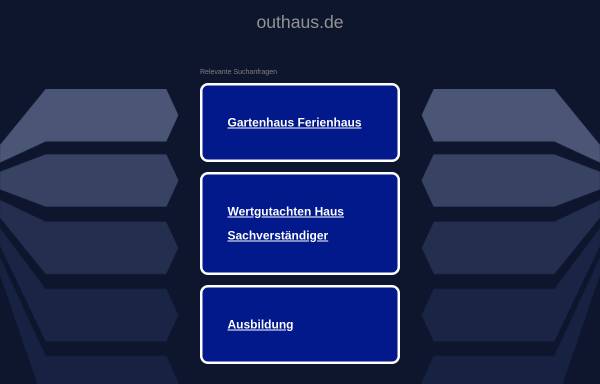 Vorschau von www.outhaus.de, Outhaus