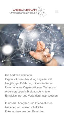 Vorschau der mobilen Webseite orga-entwicklung-coburg.de, Andrea Fuhrmann-Czermak